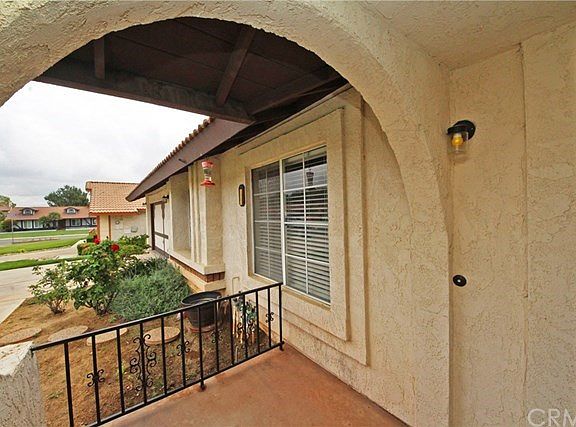 Covered entryway detail.