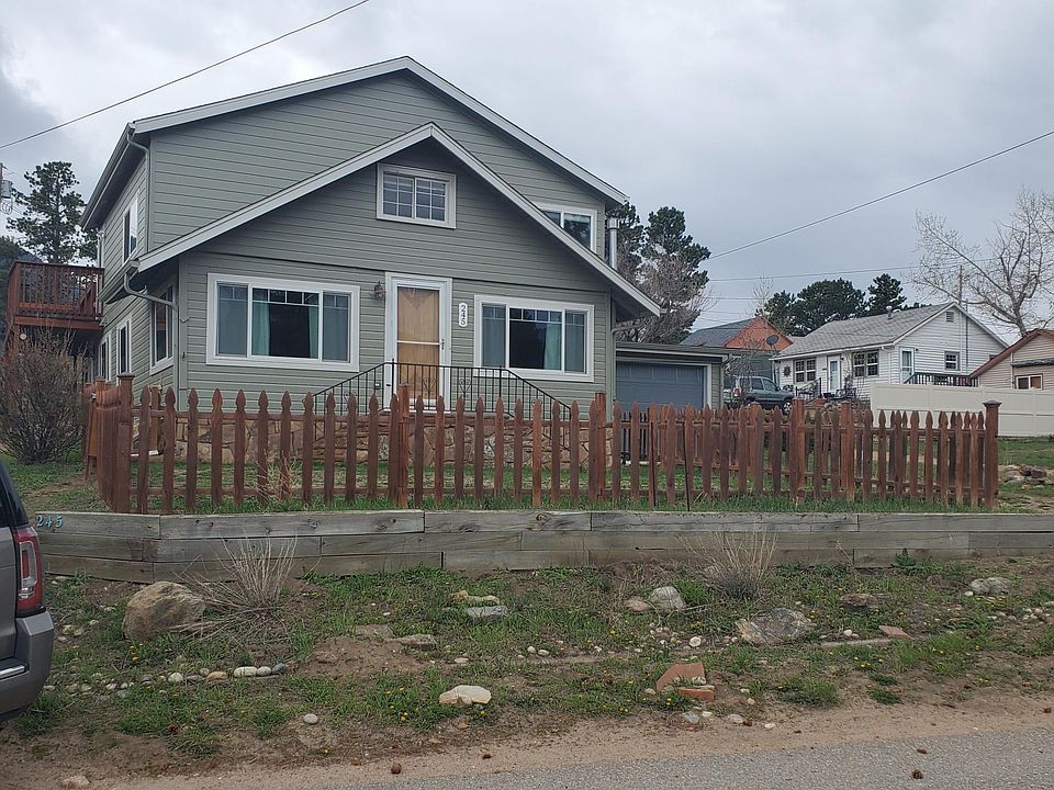 Front door and yard