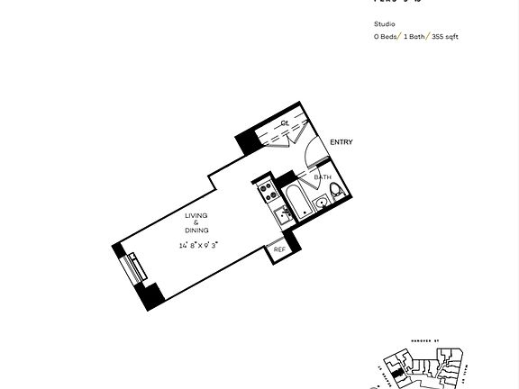 2nd image of 63 Wall St APT 1003