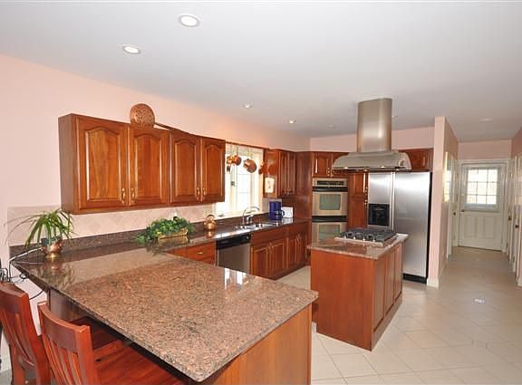 Kitchen with granite counters