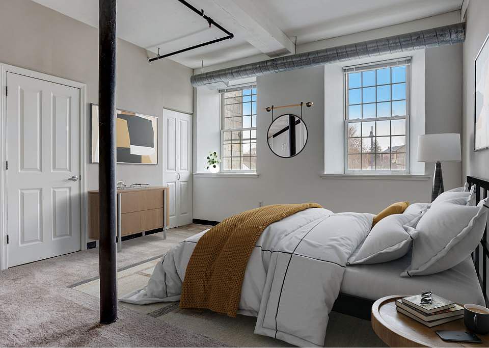 Spacious Bedroom With Natural Lighting