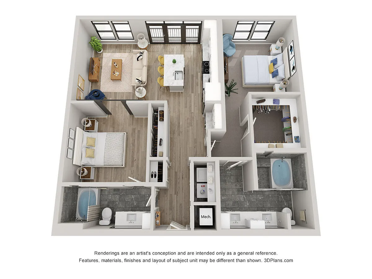 Floor plan 2B1