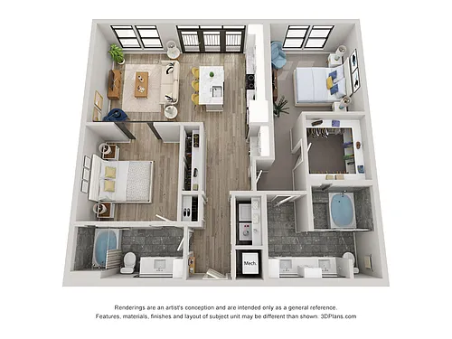 Floor plan 2B1