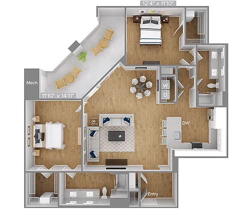 Floor plan B9