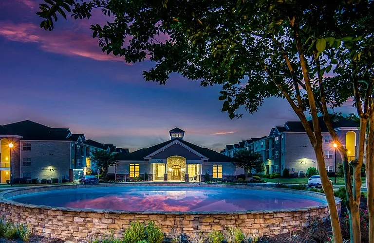 Exterior Twilight Views of West End at Fayetteville in Fayetteville, NC