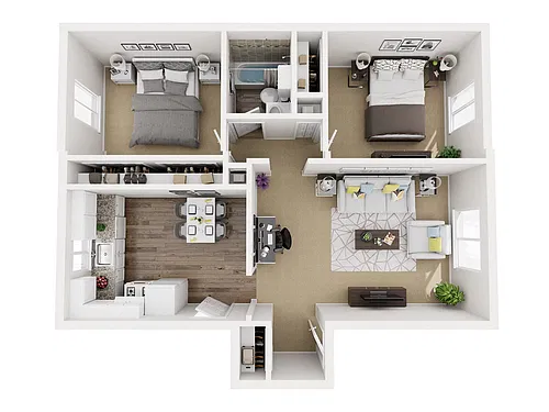 Floor plan Carrolton Renovated