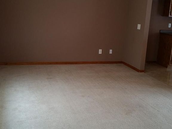 Open floor plan and high ceilings.