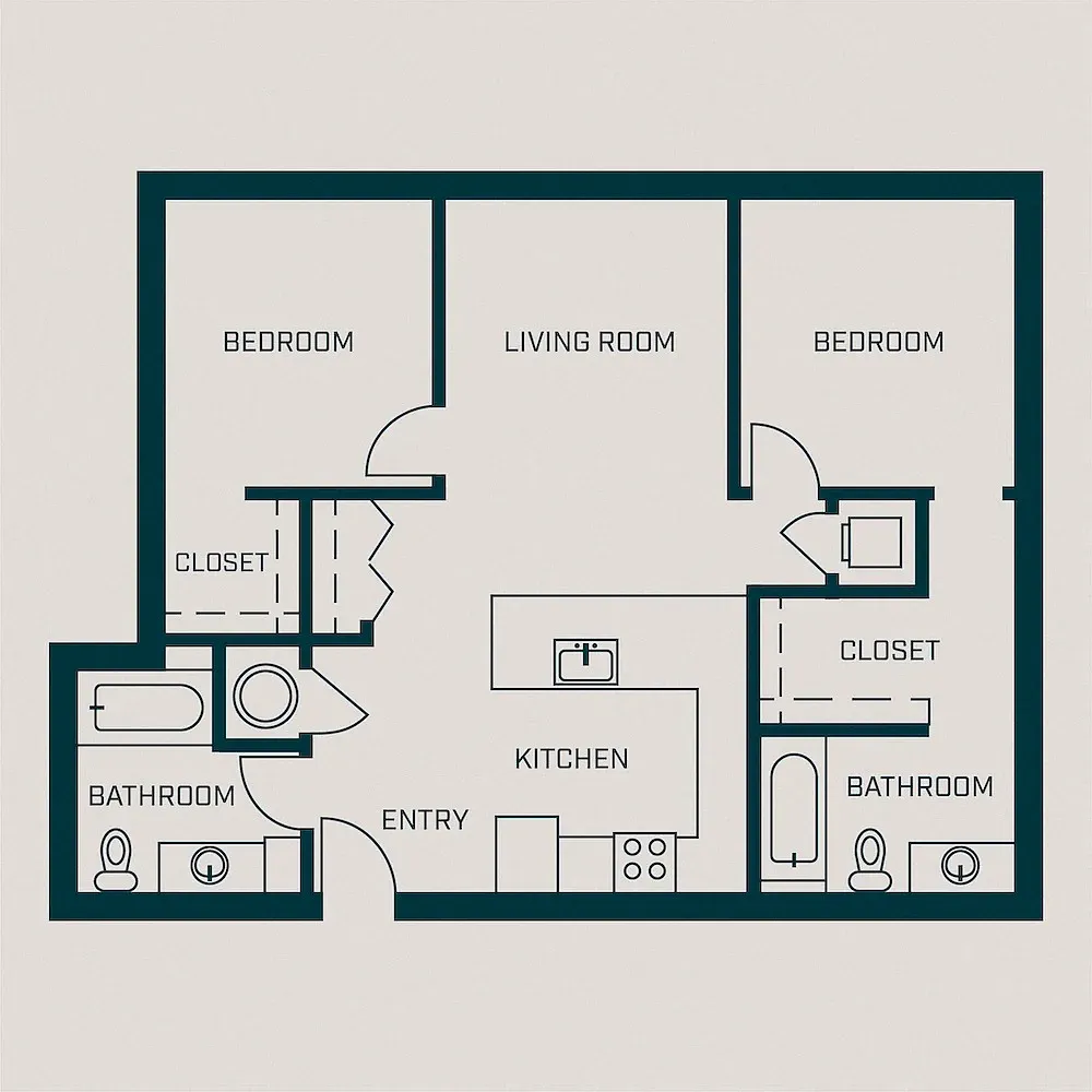 Floor plan The Colfax