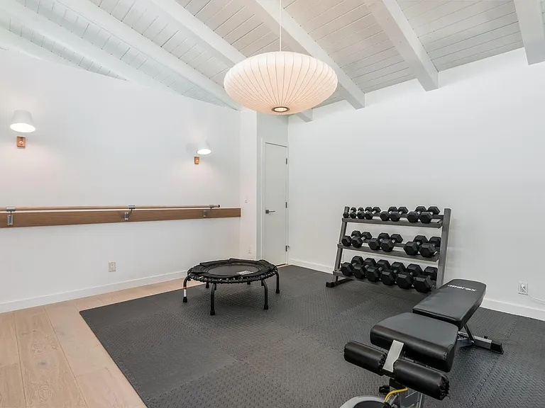Upstairs gym