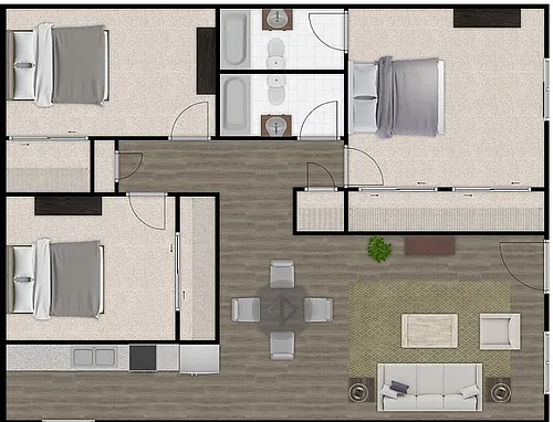 Floor plan 3X2