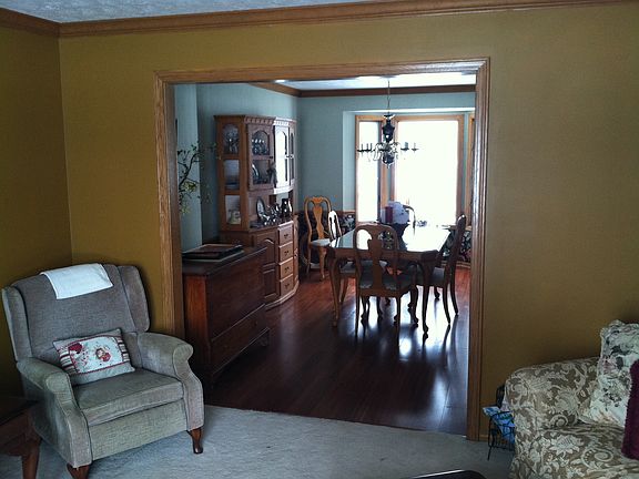 living room and dining room