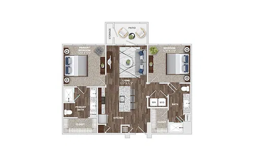 Floor plan B1