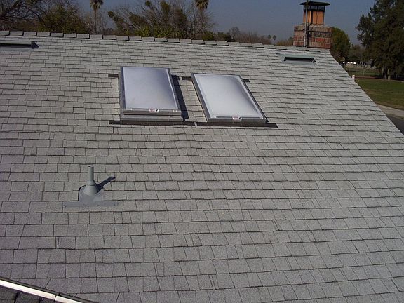 New roof and gutters 2007