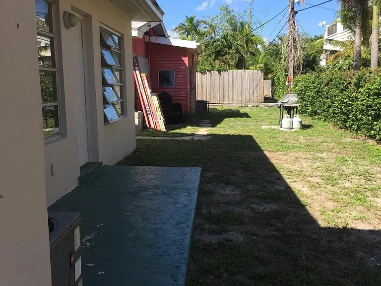 rear yard
