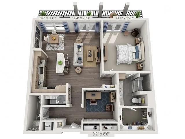 Floor plan A4B