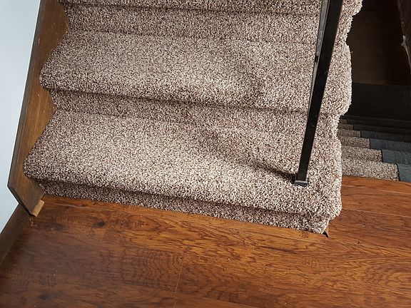 New flooring at entryway