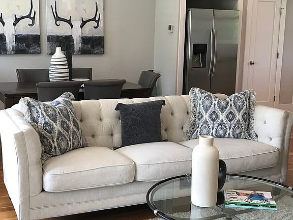 Furnished Living room and Dining Room