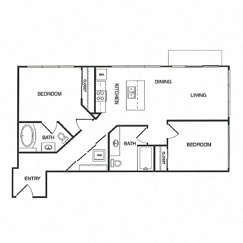 Floor plan 2X2 A
