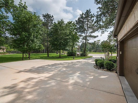 This is the view to the street from a secondary side entrance to the house.