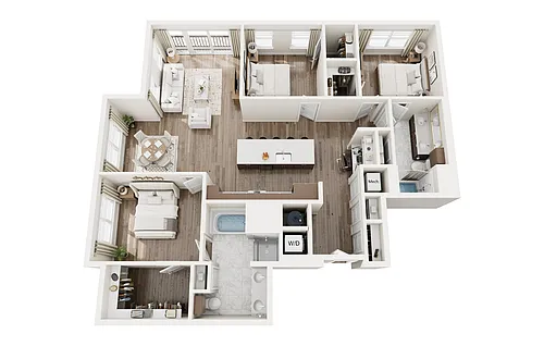 Floor plan Q