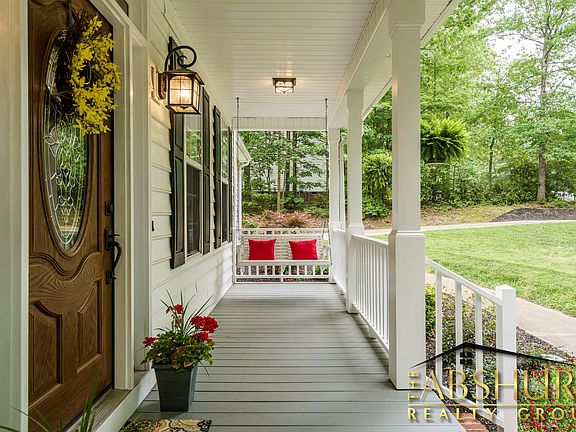 Inviting front porch