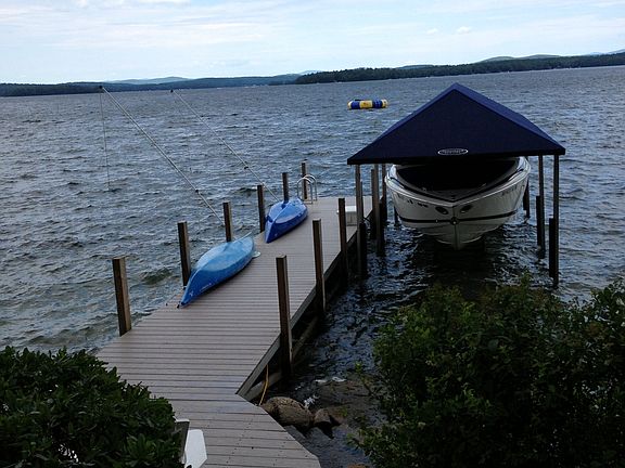 Dock and boat lift w/ canopy