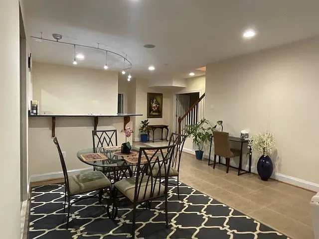 Private dining area.
