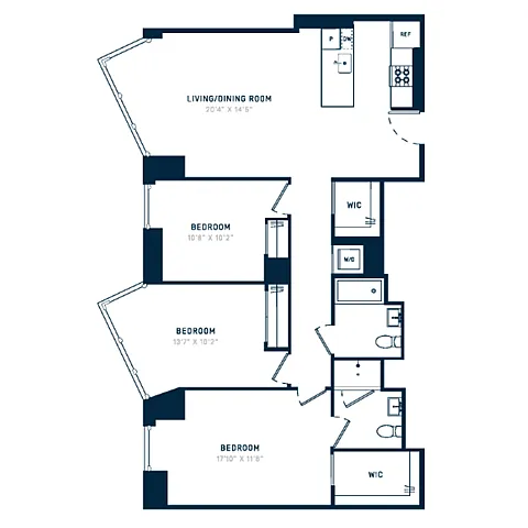 Floor plan 3A