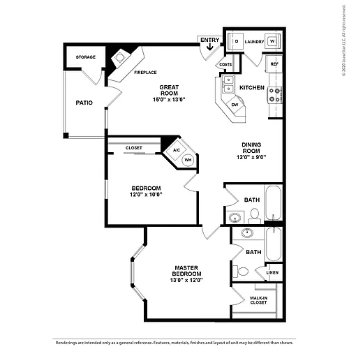 Floor plan The Primrose - Premium