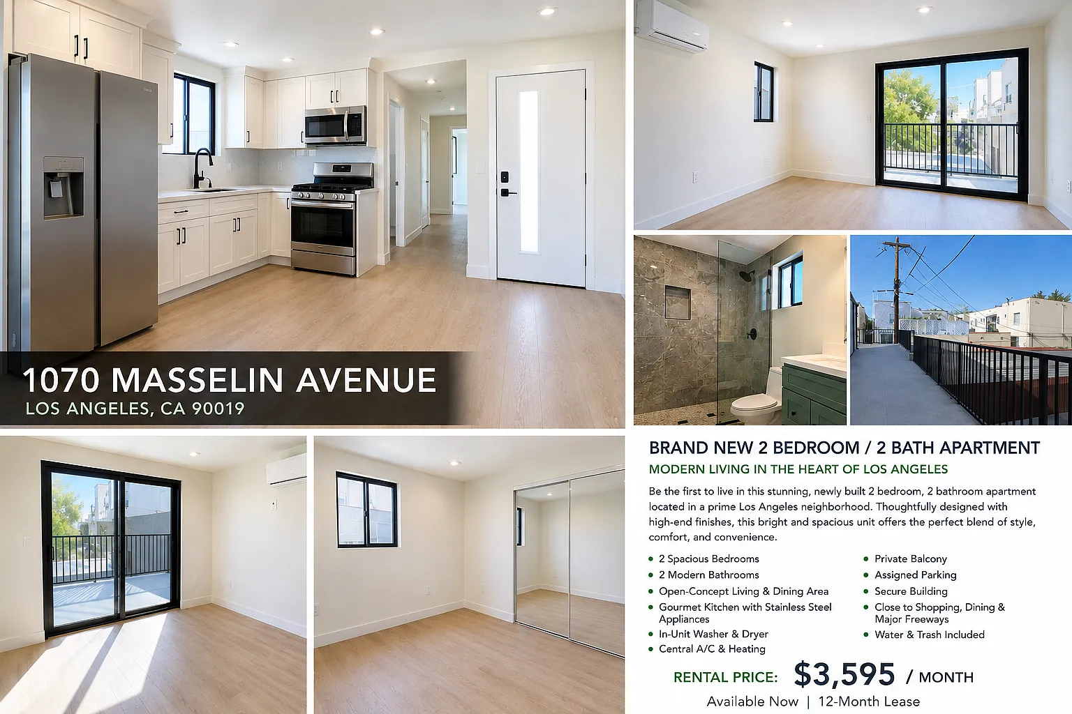 2 bed, $3,595 — Photo 1