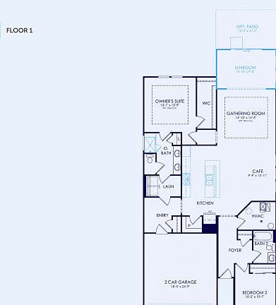 Mirage Floor Plan, Quick Move-In Home, Floor 1