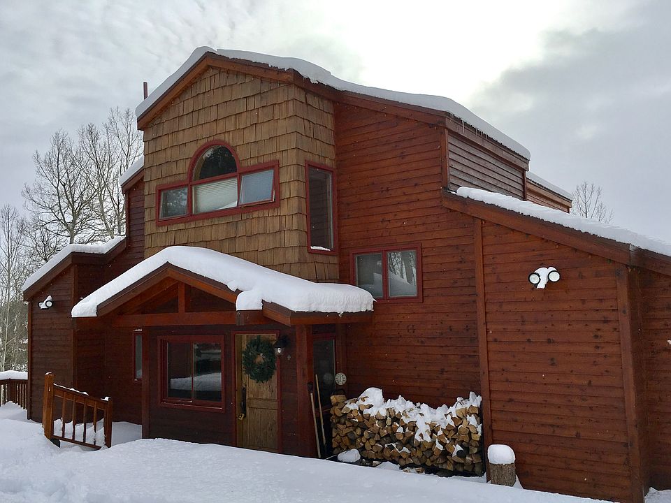 Front of house in winter.