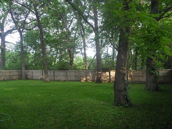 Large fenced yard