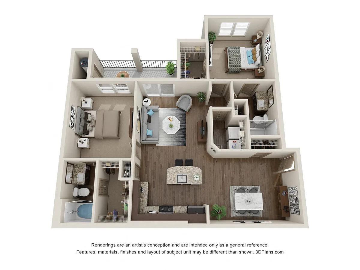 Floor plan The Somerville (Includes a Carport or Garage)