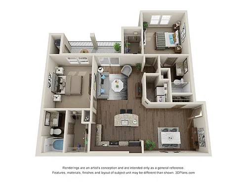 Floor plan The Somerville (Includes a Carport or Garage)