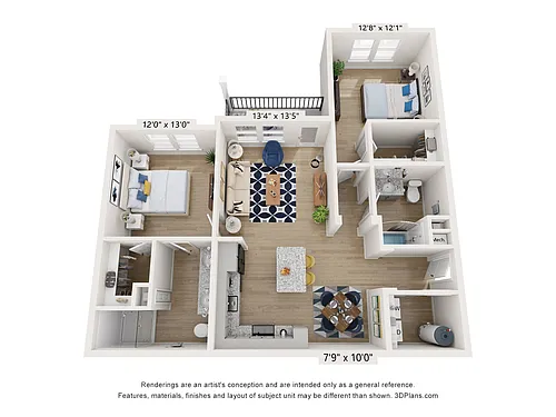 Floor plan B1