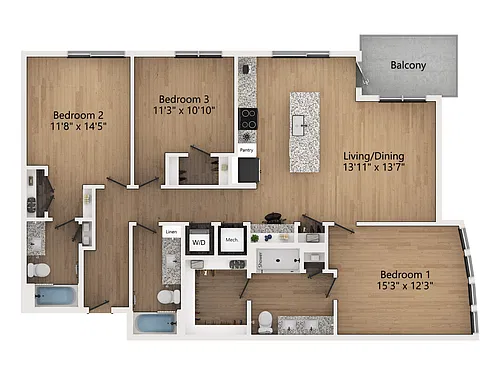 Floor plan D2