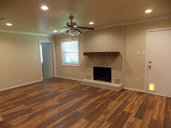 new vinyl plank and mantle
