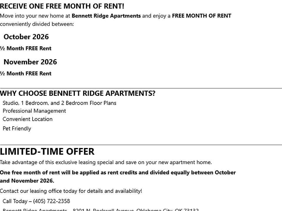 Bennett Ridge Apartments