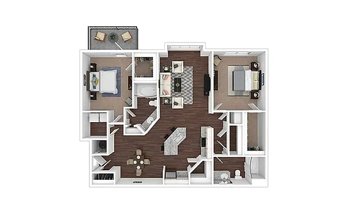 Floor plan Brookhaven - Renovated
