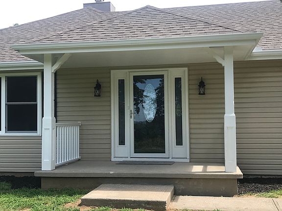 New added porch rails 