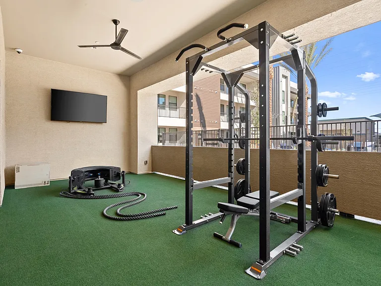 Indoor/Outdoor Fitness Area
