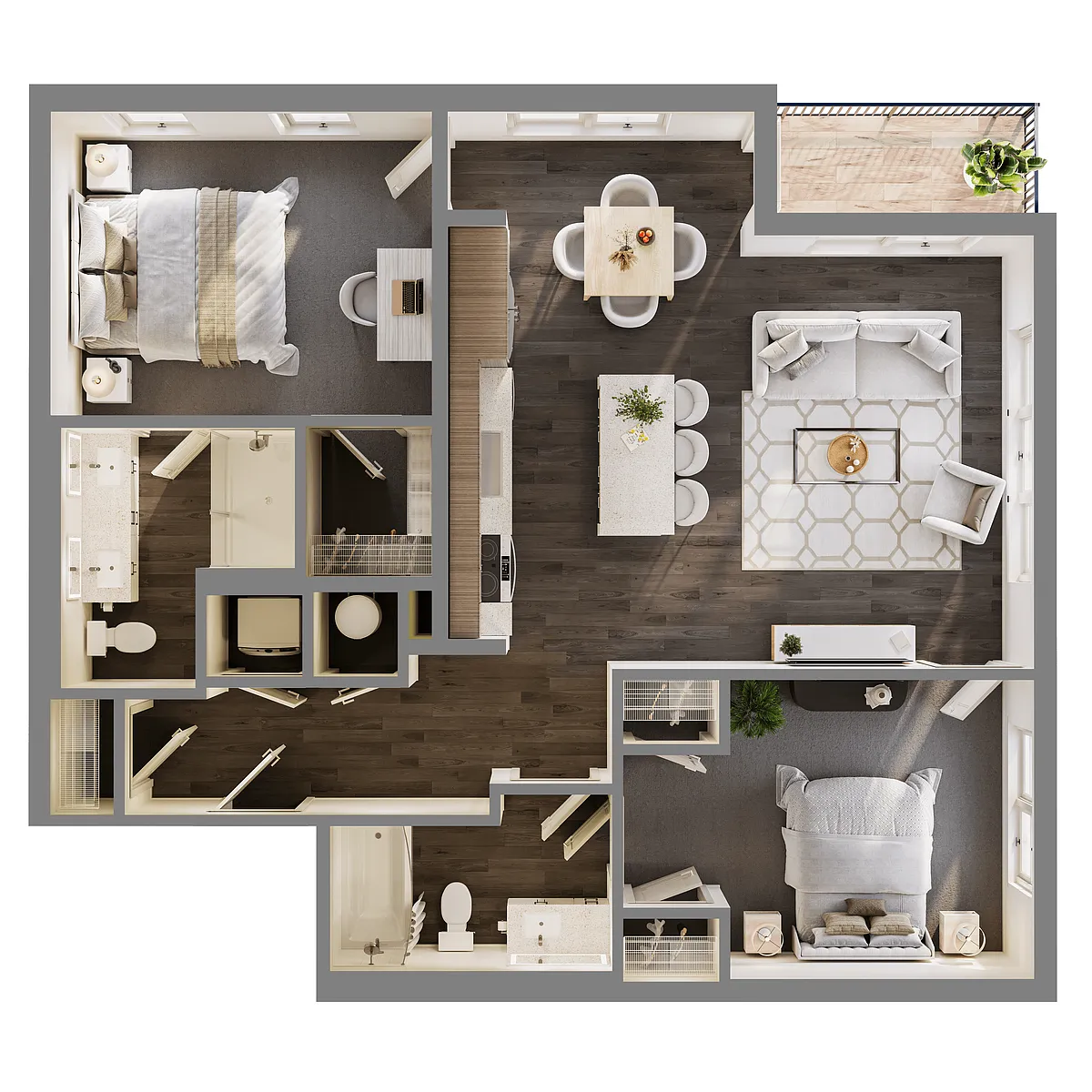 Floor plan B1