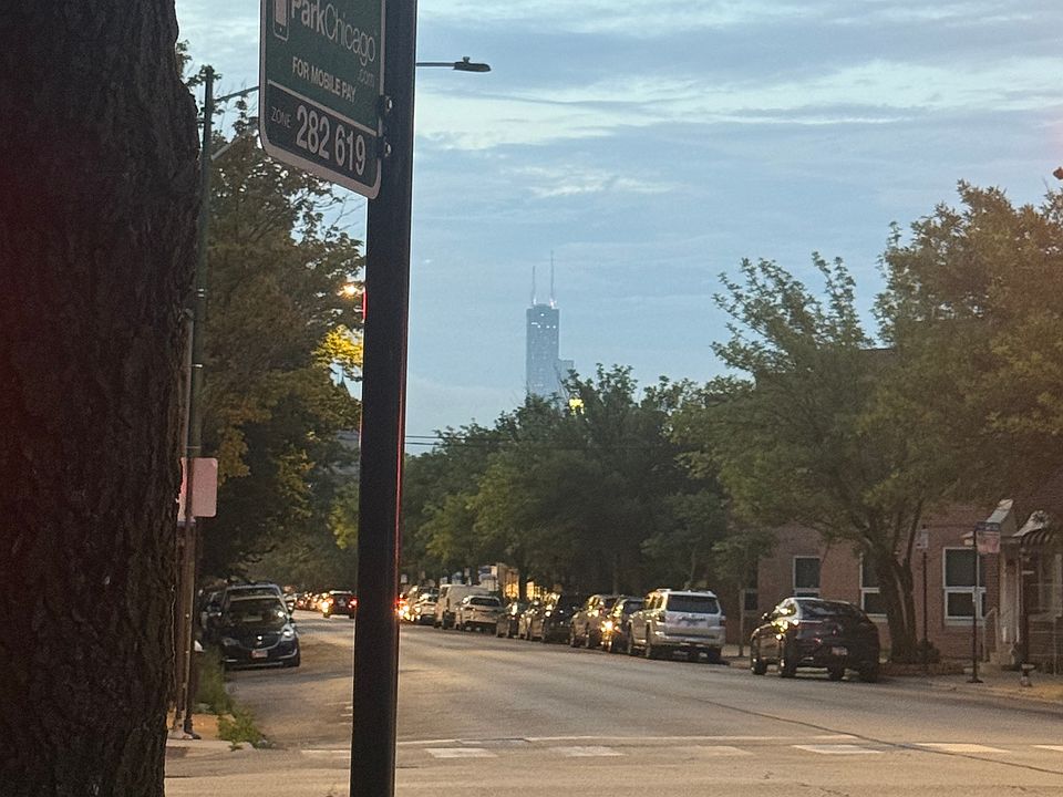 View from front of building.
