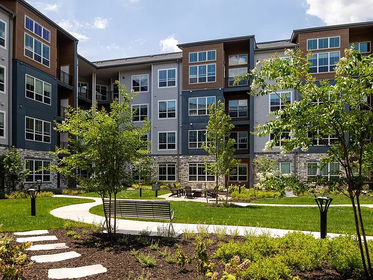 Courtyard with seating