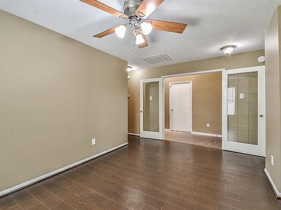 Another view of the flex room. To the right there is a bedroom and to the left is a bedroom. This is a great common area that can be closed off with nice french doors.