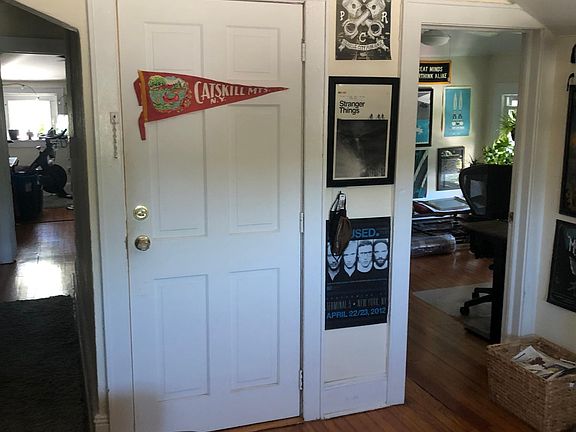 entry door into living room
