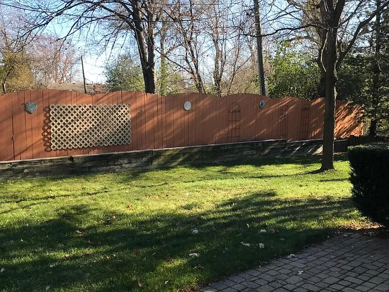 Fenced in yard