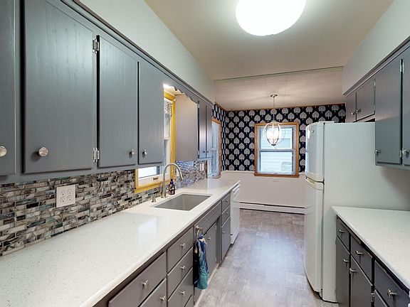 Kitchen view from hallway