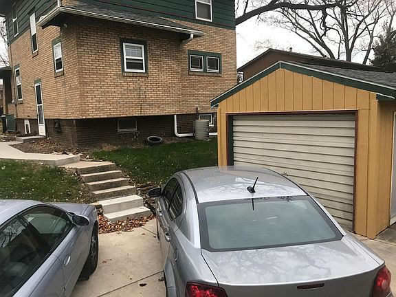 Garage not included. Four parking spaces (best if angled parking).